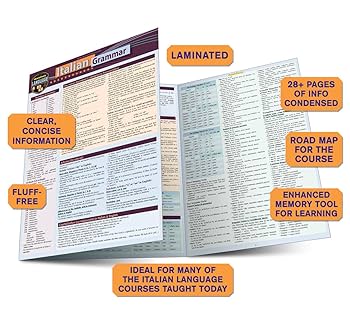 Italian Grammar: a QuickStudy Laminated Language Reference